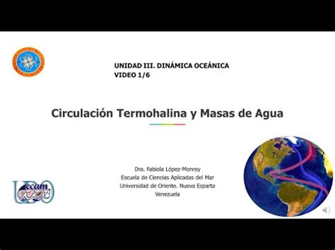 Circulaci N Termohalina Y Formaci N De Masas De Agua Youtube