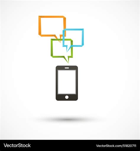 Smartphone Frame Less Blank Screen Royalty Free Vector Image