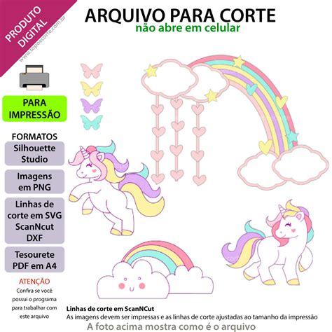 Topo De Bolo Unicornio Topper Unic Rnio Grupoats Tec Br