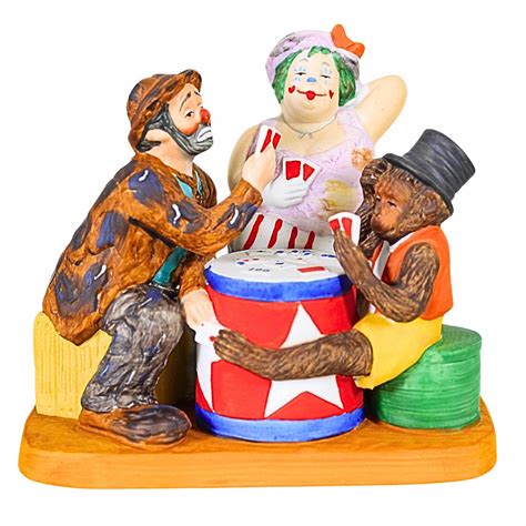 Emmett Kelly Clown Figurines