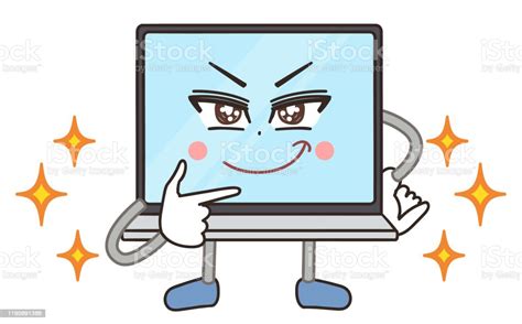 detail gambar kartun komputer lucu koleksi nomer