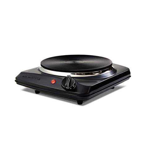 OVENTE Single Burner In Black Hot Plate BGS B The Home Depot