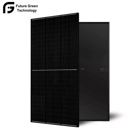 OEM Supported Full Black Residential Use Half Cell Panel 440W 445W 450W