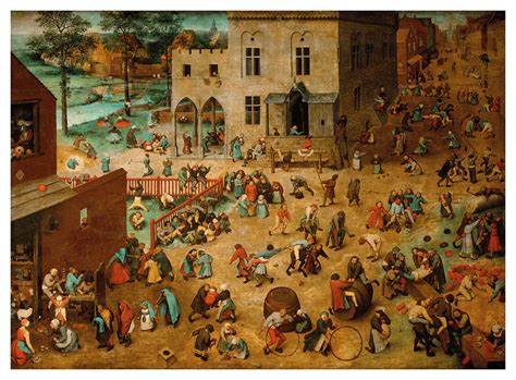 Pieter Bruegel O Velho - Pôster Jogos Infantis, 1560 - Pieter Bruegel, O Velho – EDITORA LINHA ...