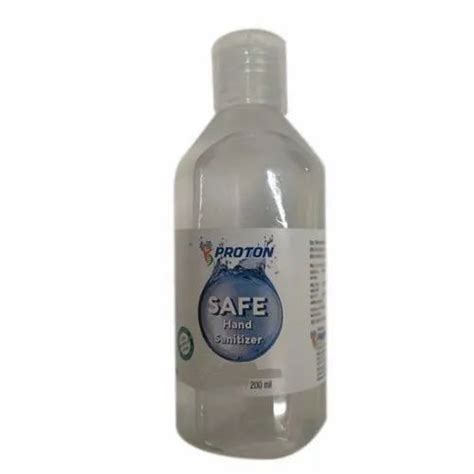 Proton Hand Sanitizer Gel Bottle 200 Ml At Rs 45bottle In Hyderabad