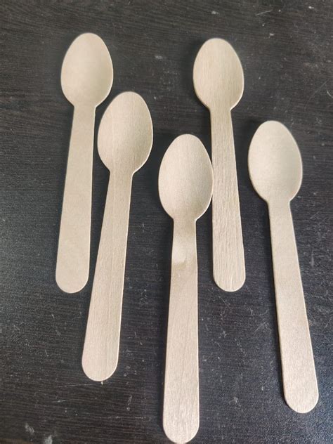 Mm Disposable Wooden Spoon At Piece Wooden Spoon In