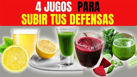 JUGOS Para Sentirte Bien Los Mejores Jugos Naturales Para No