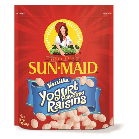 Sun Maid Vanilla Yogurt Flavored Raisins Oz Bag