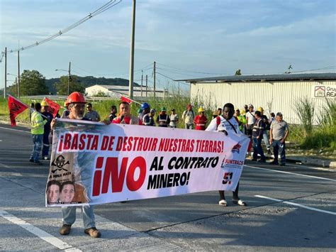 Trabajadores Paralizan El Tr Nsito En Contra De Contrato Minero