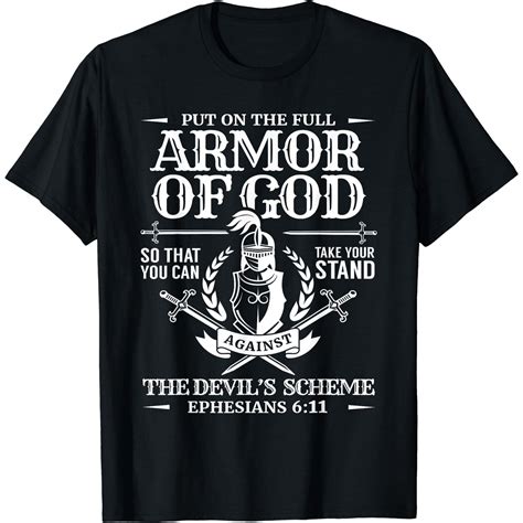 Armor Of God Christian Bible Verse Religious T Shirt