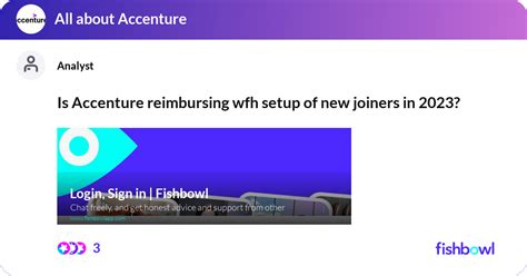 Is Accenture Reimbursing Wfh Setup Of New Joiners Fishbowl