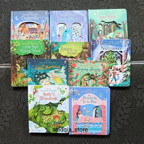 Jual 1 Set Isi 10 Buku Usborne Peep Inside A Fairy Tale Buku Cerita Dongeng Anak Boardbook Buku