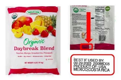 Wawona Frozen Foods Voluntarily Recalls Organic Daybreak Blend Frozen