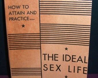 Vintage Sex Manual Etsy