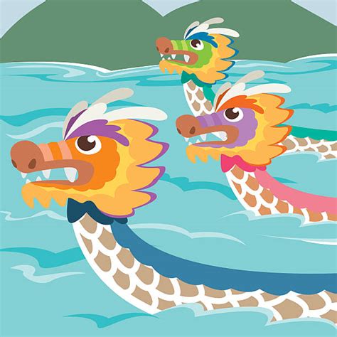 Royalty Free Dragon Boat Clip Art Vector Images And Illustrations Istock