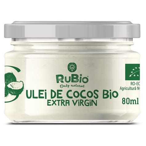 Ulei De Cocos Ecologic Extra Virgin Ml Rubio Farmacia Tei Online