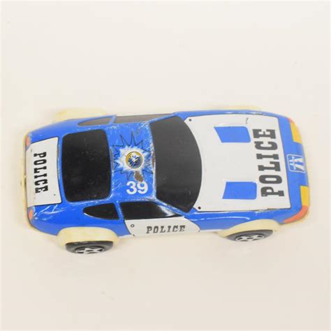 Petite Voiture De Police T Le Lithographi E Et Plastique Joustra