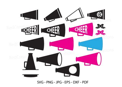 Megaphone Cut File| Cheer Svg| Cheerleading Svg| Cheerlife Svg| Cheer ...