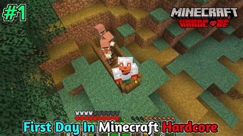 First Day In Minecraft Hardcore Ep 1 Youtube