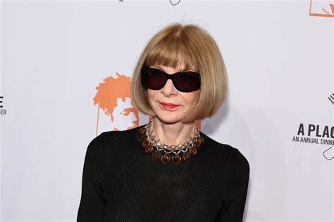 Anna Wintour Makes A Rare Appearance Without Her Signature Sunglasses