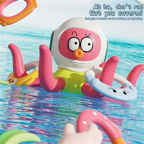 Mtsdjskf Puffs Plus With Lotion Cubes Bath Float With 5 Rings Tic Playset For Encourages Hand