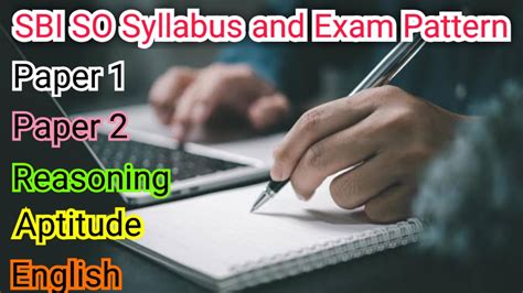 Sbi So Syllabus And Exam Pattern In Hindi Sbi Specialist Officer Exam