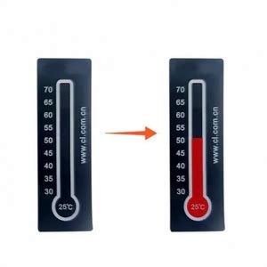 Temperature Indicator Sticker - Crystal