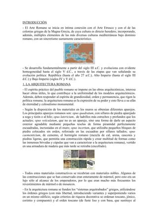 Arquitectura Roma PDF