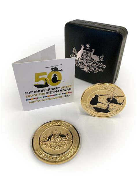 Commemorative Medallion To Mark Years Since The End Of Australias