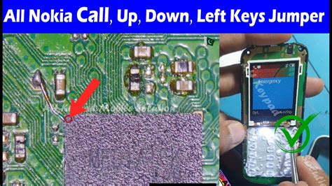 Nokia Up Down Left Key Call Button Not Working Youtube