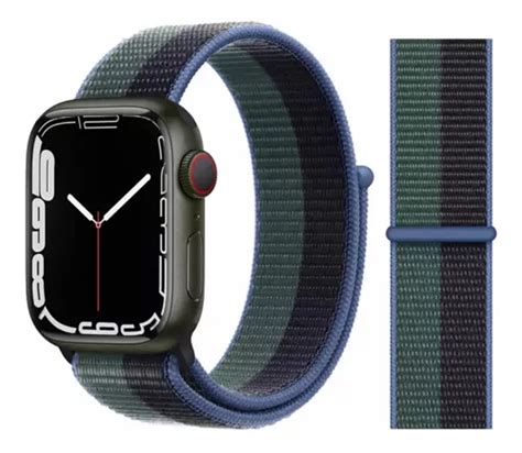 Pulseira Nylon Para Apple Watch Iwo Mm Mm Mm Colorida Mercadolivre