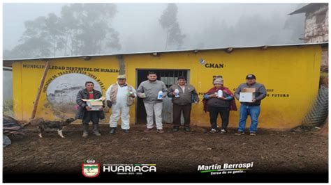 Campaña De Dosificación De Ganado Ovino Y Vacuno En El Distrito De Huariaca En Convenio Con La