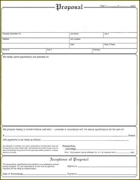 Printable Lawn Care Proposal Printable Templates