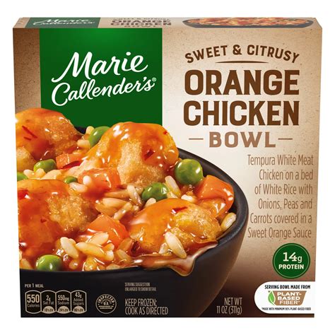 Marie Callender S Orange Chicken Bowl Frozen Bowl Shop Entrees And Sides At H E B