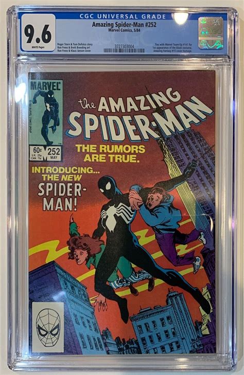 Amazing Spiderman St Appearance Of Black Venom Suit Cgc