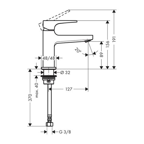 Hansgrohe Tek Kollu Lavabo Bataryas Ubuk Volan Ile K K