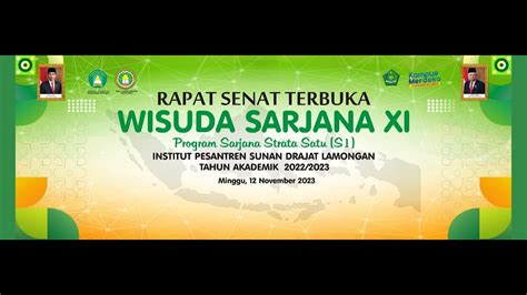 WISUDA SARJANA XI Program Sarjana Strata Satu S1 Institut Pesantren