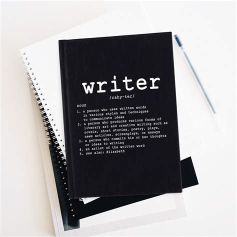 Writer Definition Hardcover Journal Personalized Writer - Etsy