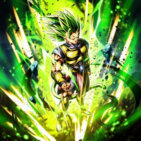 Shallot Sparking FanMade Legendary Super Saiyan Dragon Ball Legends Art