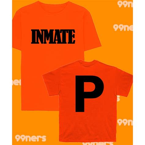 Prison Inmate Jail Wanted TShirt Good Quality Cotton Unisex Shopee