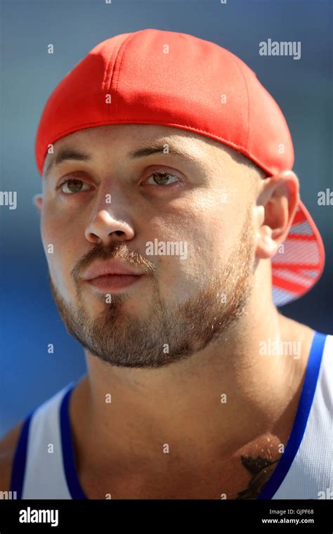 Great Britains Mark Dry During The Mens Hammer Throw Qual Round