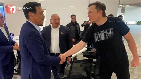 Luhut Ungkap Rencana Kedatangan Elon Musk Ke Indonesia Teropong Media