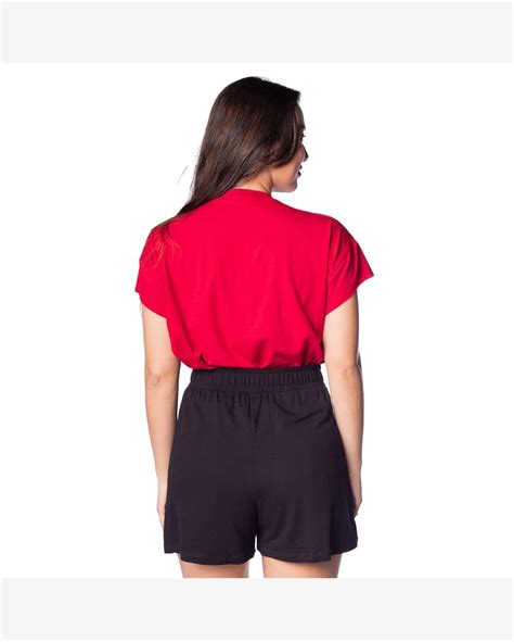 Riachuelo Blusa Cropped Feminina Biamar Algod O Vermelho