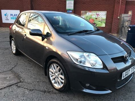 Dark Grey Toyota AURIS TR Petrol 1 6 Automatic 5 Doors 07 2007