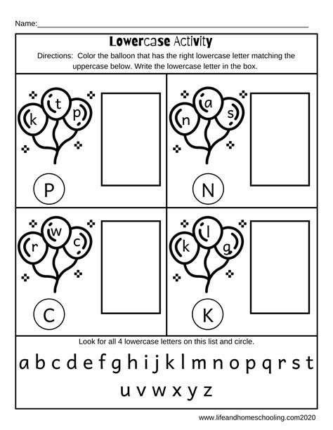 Preschool Kindergarten Lowercase Worksheet Made By Teachers