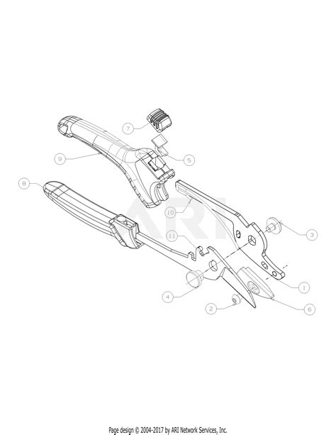 Troy Bilt Rs2500 490 851 Y014 Parts Diagram For Replacement Parts Rs2500