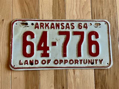 1964 Arkansas License Plate – RusticPlates