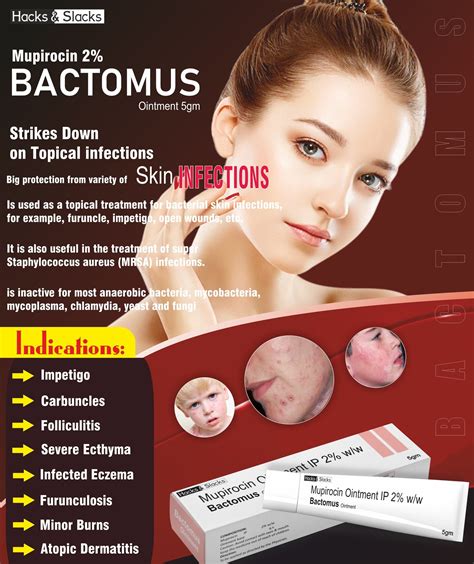 Mupirocin Ointment is used for... - Hacks & Slacks Healthcare | Facebook