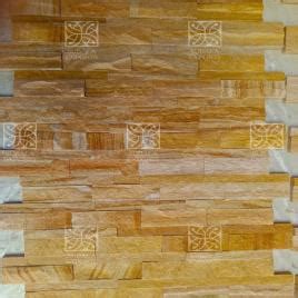 Yellow Rock Face Stone Wall Panel In Jaipur SUBALA EXPORTS