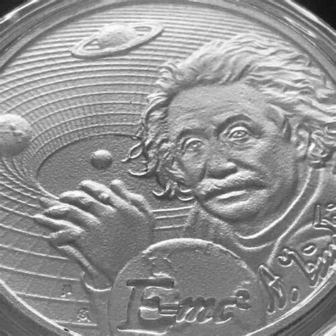 Niue 1 Oz Silver Icons Of Inspiration EINSTEIN 1 Oz 999 Silver BU 2022